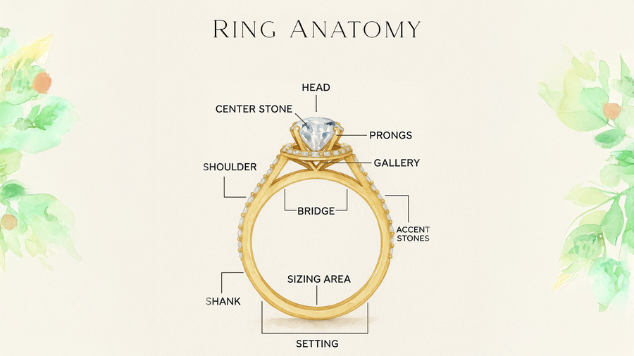 Ring anatomy: every element is customizable